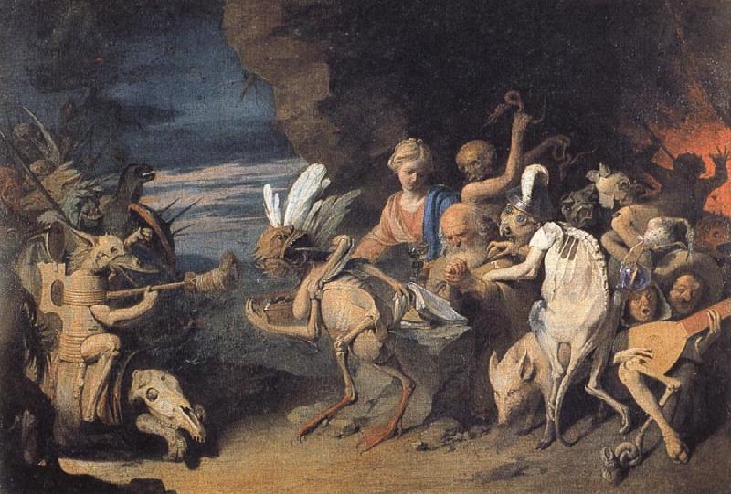 David Ryckaert The Temptation of St.Anthony France oil painting art